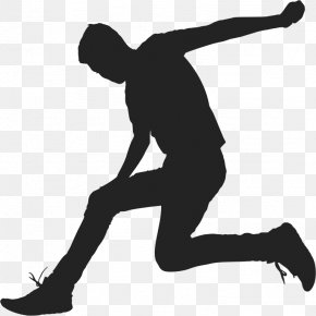 Jumping - Silhouette Person Jumping PNG