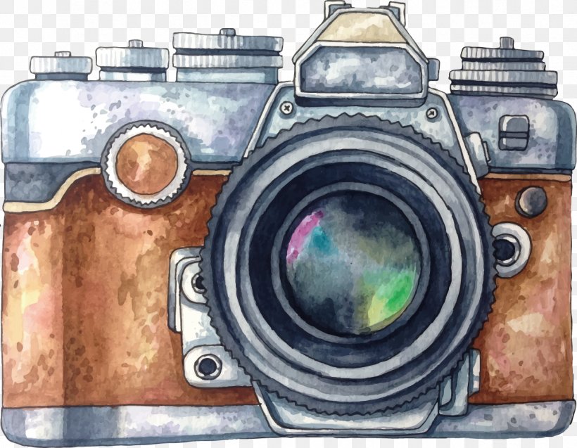Camera Photography Watercolor Painting Drawing, PNG, 1248x970px, Camera, Art, Camera Accessory, Camera Lens, Cameras Optics Download Free