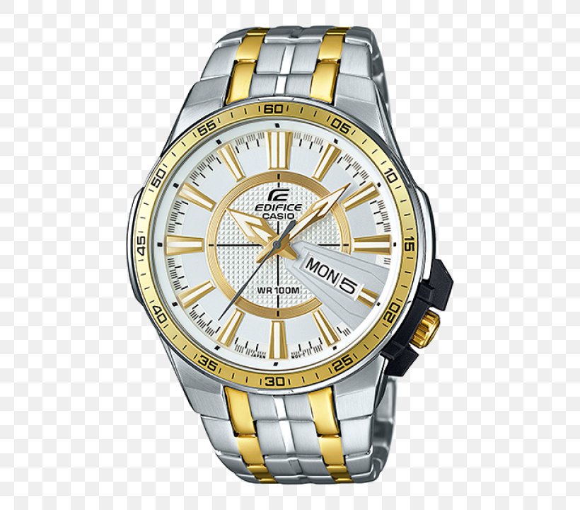 Casio EDIFICE Classic EFR-539D Watch Stainless Steel, PNG, 600x720px, Casio Edifice, Analog Watch, Brand, Casio, Gold Download Free