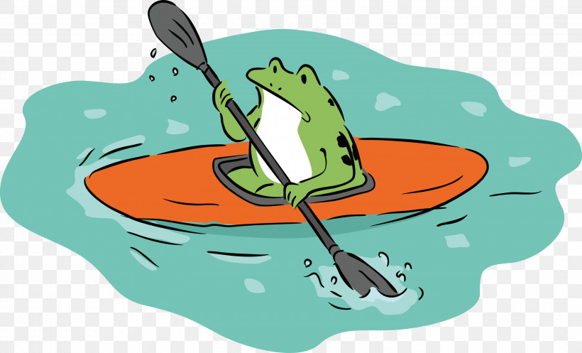 Chōjū-jinbutsu-giga Frogs Ukiyo-e Cartoon Гига, PNG, 3000x1820px, Frog, Boat, Canoe, Cartoon, Cartoon Frog Download Free