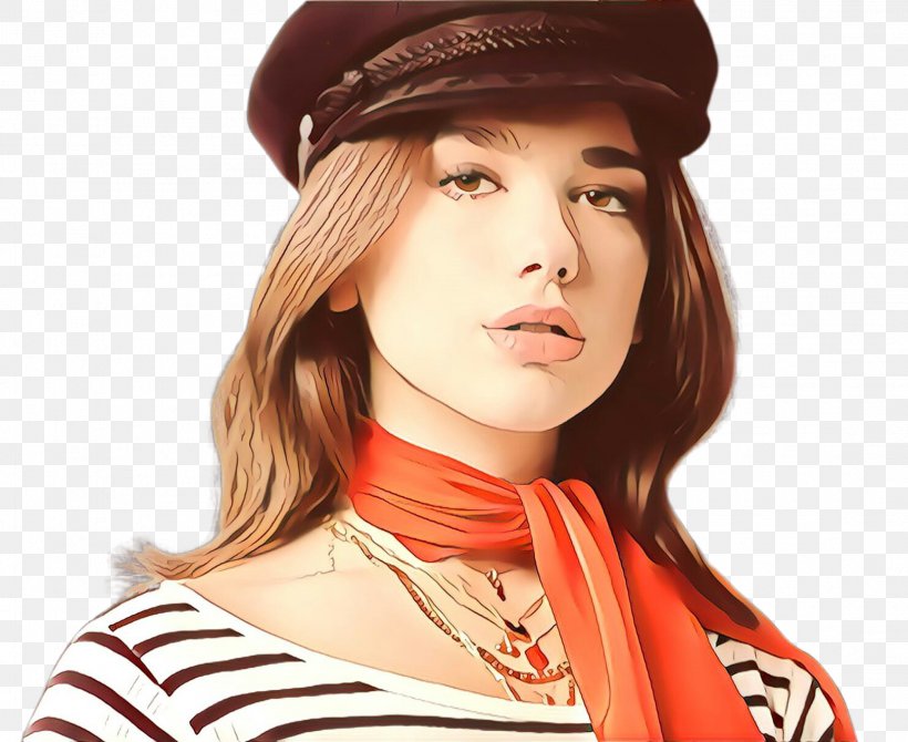 Sun Hat Fashion Model, PNG, 2212x1808px, Cartoon, Brown Hair, Cap, Clothing, Costume Accessory Download Free