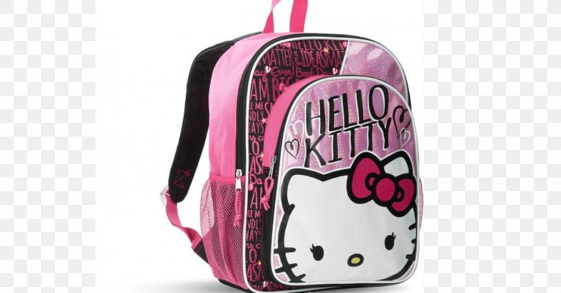 Handbag Kitten Hello Kitty Cat Backpack, PNG, 1200x628px, Watercolor, Cartoon, Flower, Frame, Heart Download Free