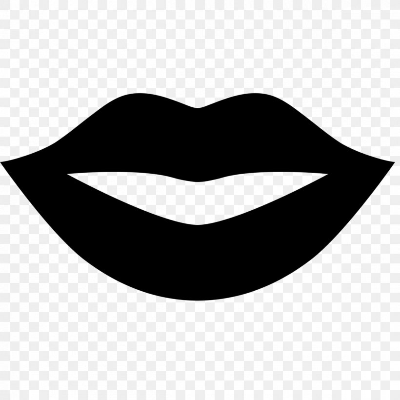 Lip Symbol Mouth Clip Art, PNG, 1200x1200px, Lip, Black, Black And White, Color, Emoji Download Free