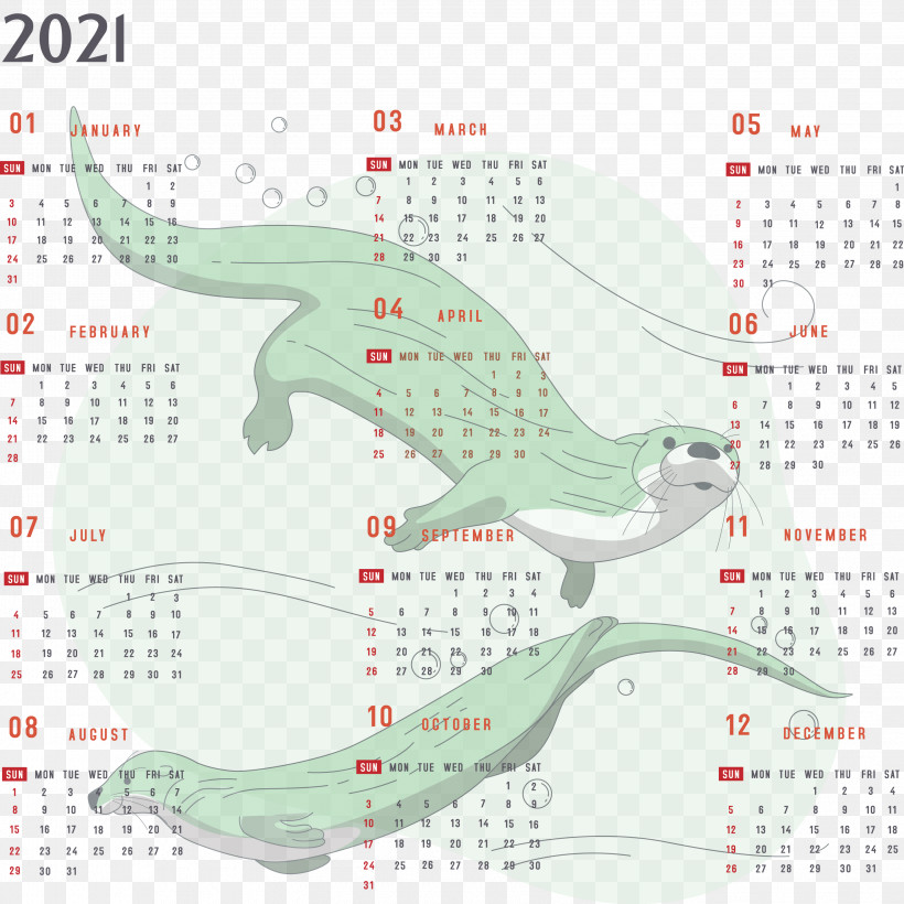 Year 2021 Calendar Printable 2021 Yearly Calendar 2021 Full Year Calendar, PNG, 2997x3000px, 2021 Calendar, Year 2021 Calendar, Animation, Cartoon, Drawing Download Free