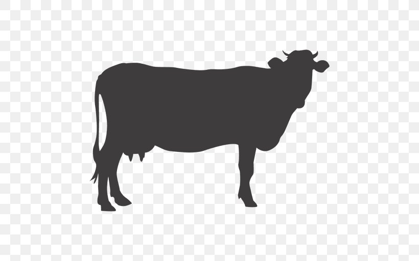 Angus Cattle Beef Cattle Livestock Show Cow-calf Operation Silhouette, PNG, 512x512px, Angus Cattle, Animal Show, Beef Cattle, Black And White, Bull Download Free
