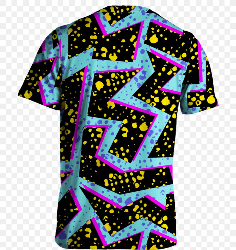 1980s T-shirt Royalty-free Pattern, PNG, 700x869px, Tshirt, Drawing, Fashion, Magenta, Outerwear Download Free