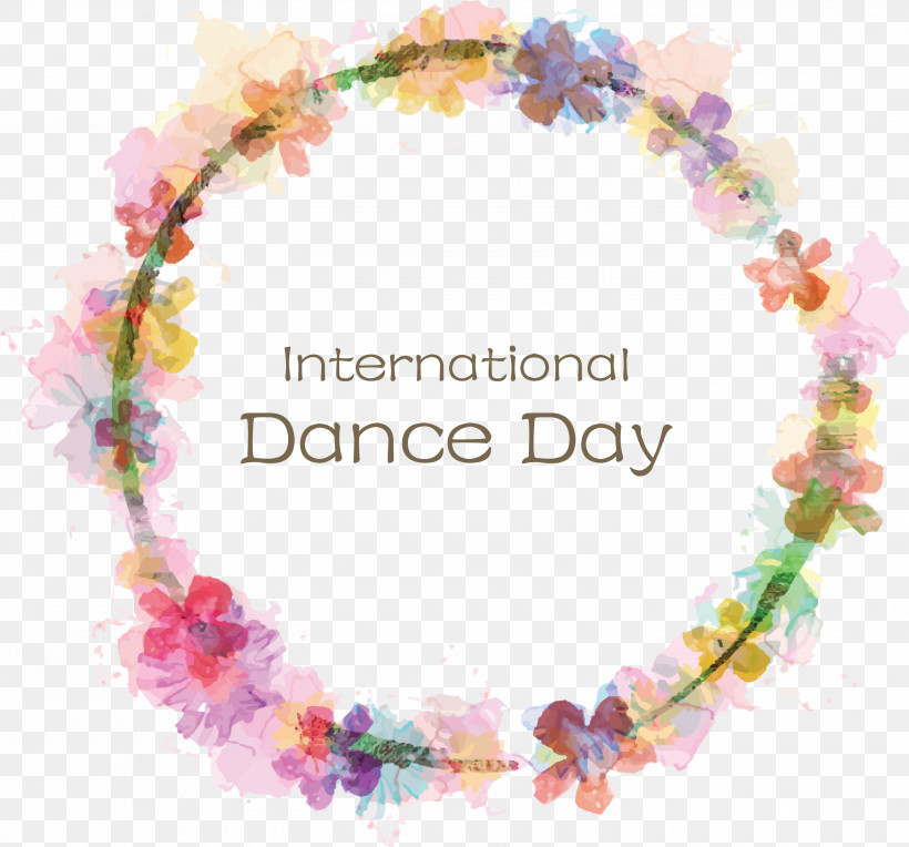 International Dance Day Dance Day, PNG, 3000x2798px, International Dance Day, Bracelet, Citrine, Color, Flower Download Free