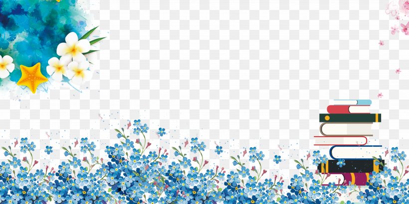 Teachers Day Wallpaper, PNG, 6803x3402px, Teachers Day, Blue, Learning, Mothers Day, Petal Download Free