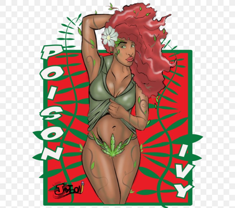 Poison Ivy Cartoon Comics Harley Quinn, PNG, 600x726px, Watercolor, Cartoon, Flower, Frame, Heart Download Free