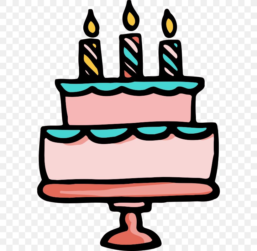 Clip Art Openclipart Birthday Cake Birthday Cake, PNG, 584x800px, Birthday, Artwork, Baking, Birthday Cake, Cake Download Free