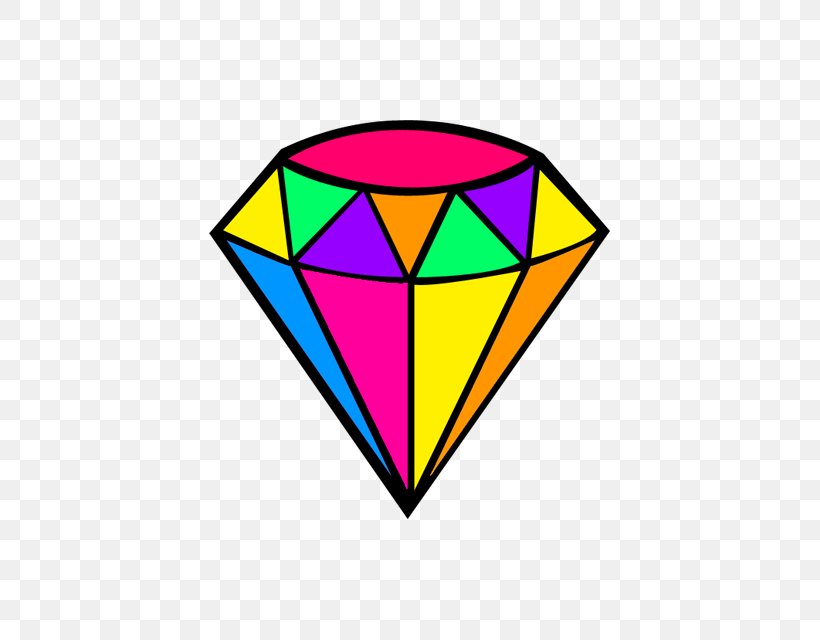 Diamond Color Clip Art, PNG, 640x640px, Diamond, Area, Cartoon, Color, Designer Download Free