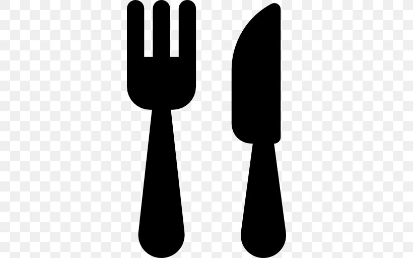 Knife Fork Spoon Cutlery, PNG, 512x512px, Knife, Black And White, Cutlery, Fork, Hand Download Free