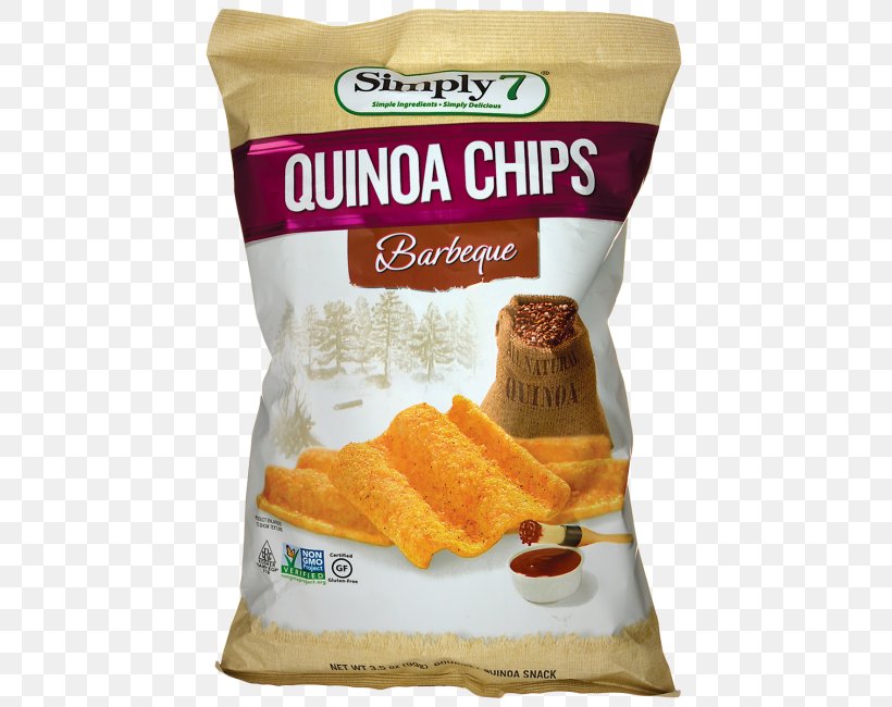 Potato Chip Quinoa Sea Salt Chips Vegetarian Cuisine Quinoa Chips Cheddar 3.5 Oz Pkg, PNG, 650x650px, Potato Chip, Flavor, Food, Gluten, Glutenfree Diet Download Free