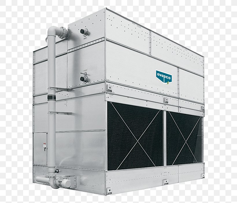 Evaporative Cooler Condenser Refrigeration Cooling Tower Evapco, Inc., PNG, 705x705px, Evaporative Cooler, Air Handler, Capacitor, Centrifugal Fan, Coil Download Free