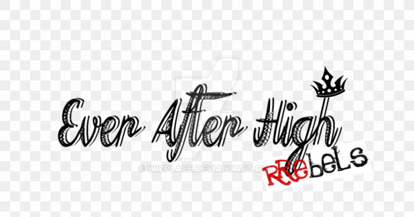 Logo Ever After High YouTube Drawing, PNG, 1024x539px, Logo, Art, Black And White, Brand, Calligraphy Download Free