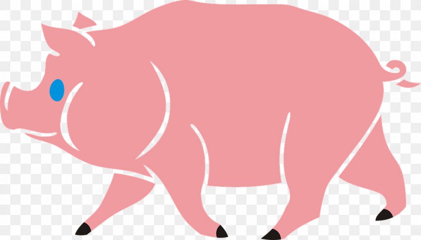 Domestic Pig Piglet Whiskers Clip Art, PNG, 960x550px, Domestic Pig, Carnivoran, Cartoon, Cat, Cat Like Mammal Download Free