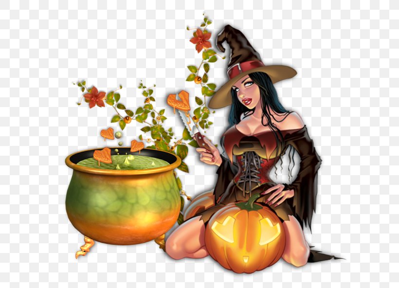 Pumpkin La Calabaza De Halloween Jack-o'-lantern Witch, PNG, 752x592px, Pumpkin, All Souls Day, Cauldron, Cookware And Bakeware, Food Download Free