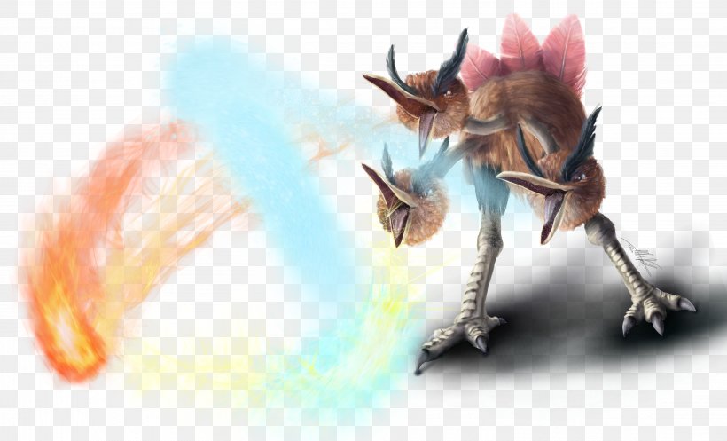 Dodrio DeviantArt Doduo Game-Art-HQ, PNG, 4476x2715px, Deviantart, Art, Art Museum, Artist, Claw Download Free