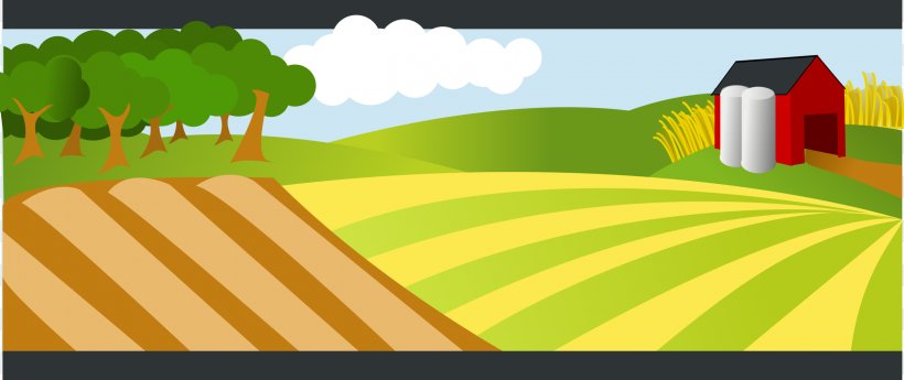 Farm Landscape Clip Art, PNG, 2400x1012px, Farm, Agriculture, Area, Barn, Biome Download Free