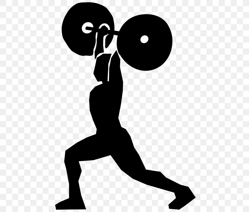 Olympic Weightlifting Weight Training Clip Art, PNG, 700x700px, Olympic Weightlifting, Arm, Black And White, Crossfit, Exercise Download Free