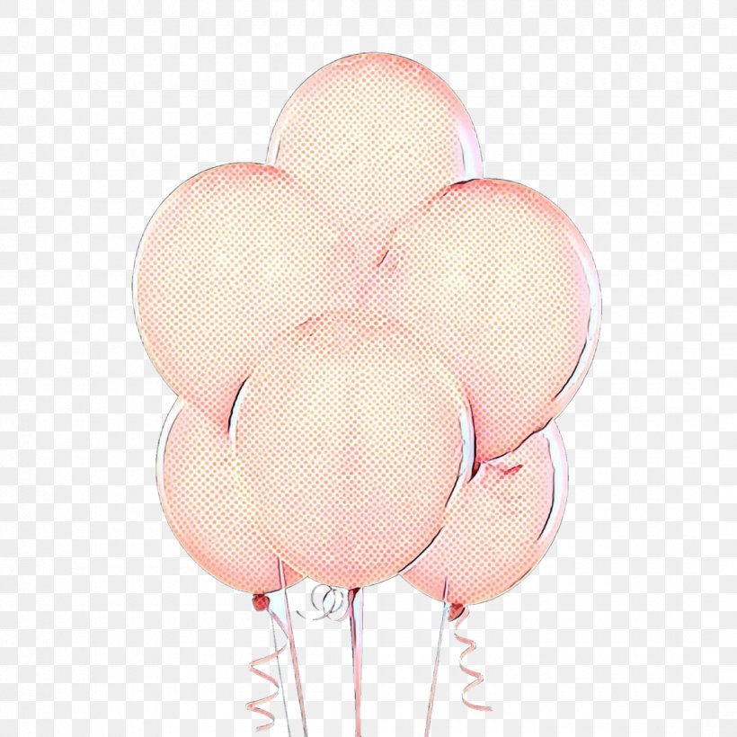 Pink Balloon Party Supply Toy, PNG, 1080x1080px, Pop Art, Balloon, Party Supply, Pink, Retro Download Free