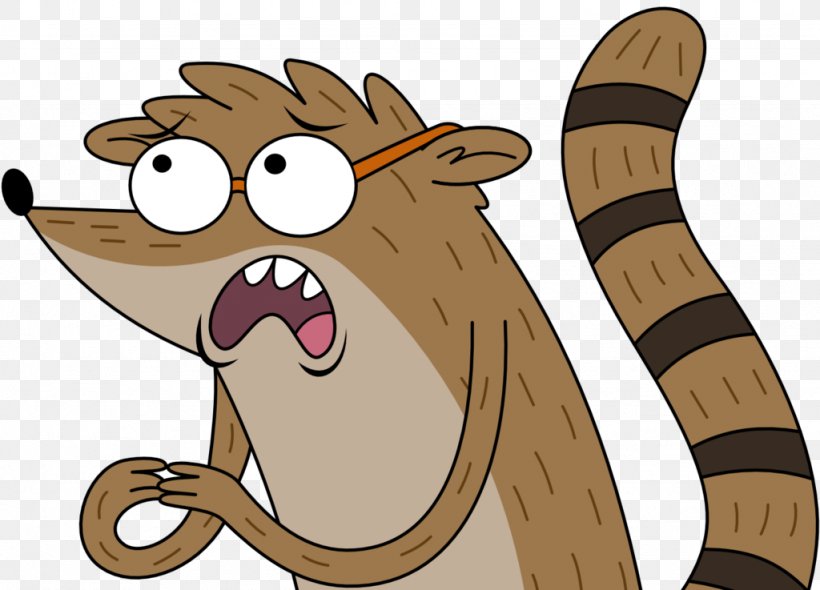 Rigby Giphy Animation, PNG, 1024x737px, Rigby, Animation, Avatar, Carnivoran, Cartoon Download Free