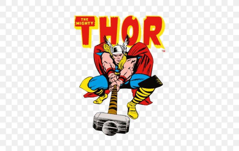 Thor Logo Mjolnir Clip Art, PNG, 518x518px, Thor, Cartoon, Cdr, Comics, Fiction Download Free