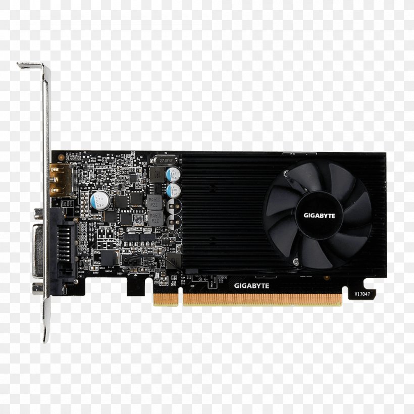 Graphics Cards & Video Adapters GDDR5 SDRAM Gigabyte Technology GeForce Digital Visual Interface, PNG, 1000x1000px, 64bit Computing, Graphics Cards Video Adapters, Asus, Cable, Club 3d Download Free