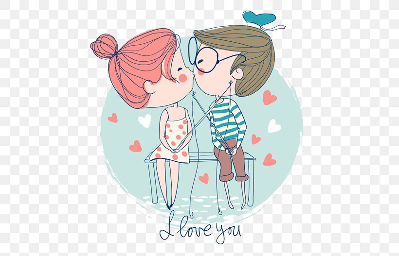 Kiss Love Romance Boy, PNG, 500x527px, Watercolor, Cartoon, Flower, Frame, Heart Download Free