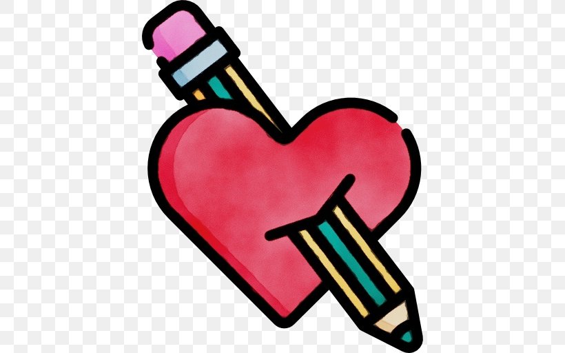 Heart Pink Clip Art, PNG, 512x512px, Watercolor, Heart, Paint, Pink, Wet Ink Download Free