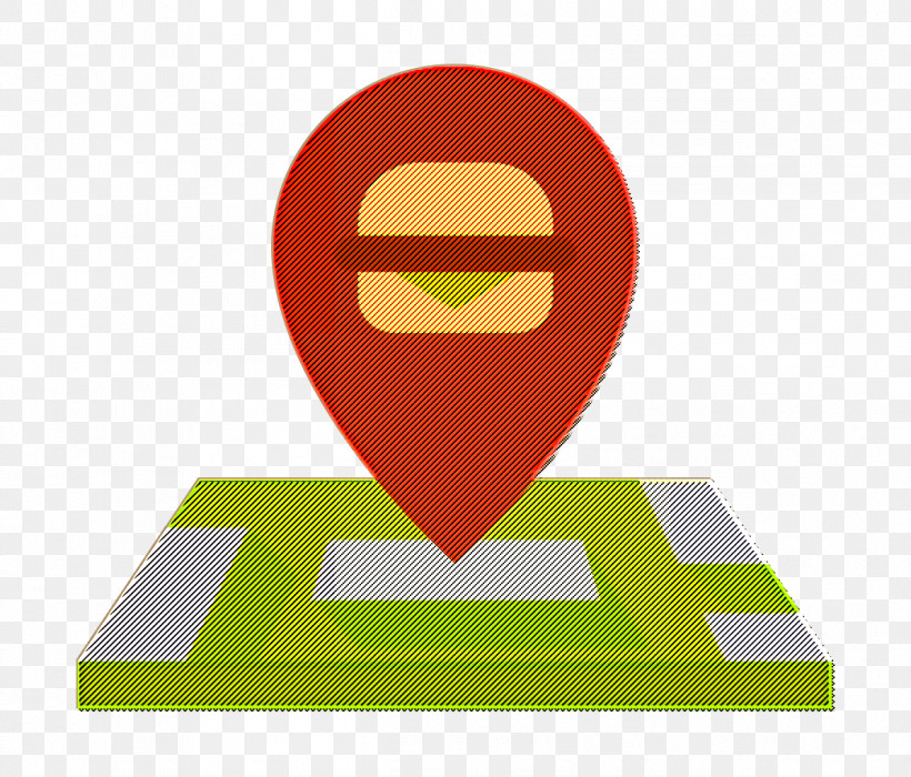 Location Icon Fast Food Icon Burger Icon, PNG, 1196x1022px, Location Icon, Burger Icon, Fast Food Icon, Green, Line Download Free