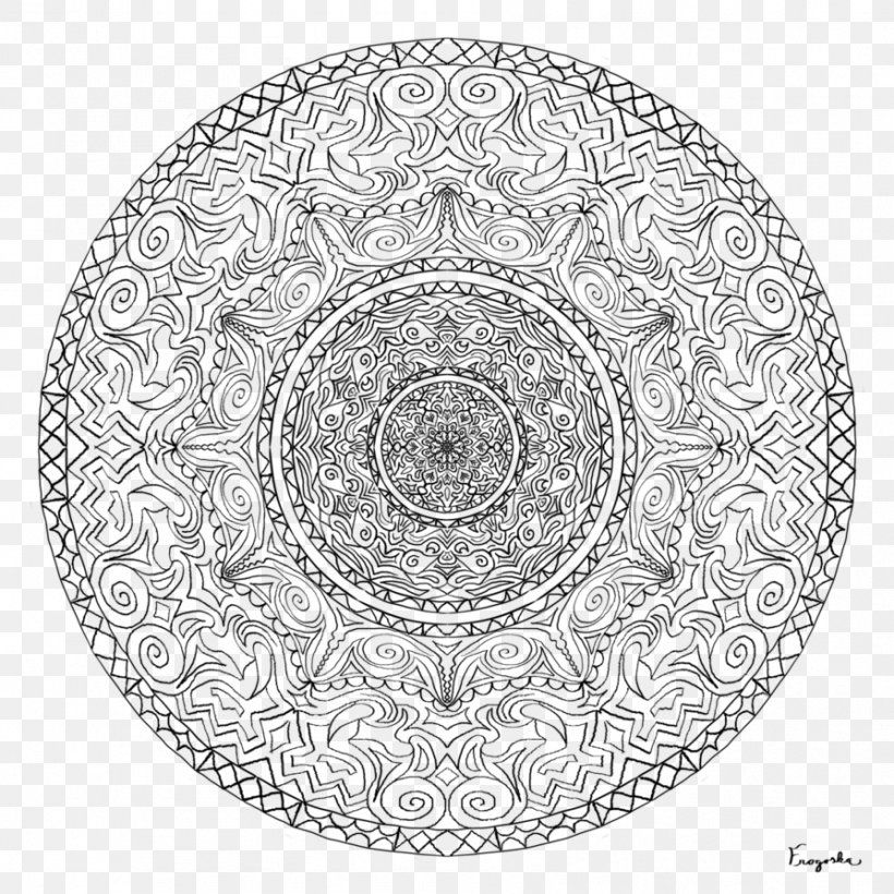 Mandala Coloring Book Art Drawing, PNG, 894x894px, Mandala, Adult, Area, Art, Black And White Download Free