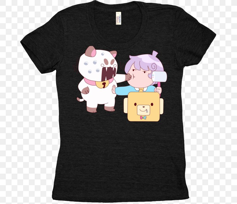 T-shirt Cartoon Hangover Frederator Studios Sleeve, PNG, 679x705px, Tshirt, Active Shirt, Bee And Puppycat, Black, Brand Download Free
