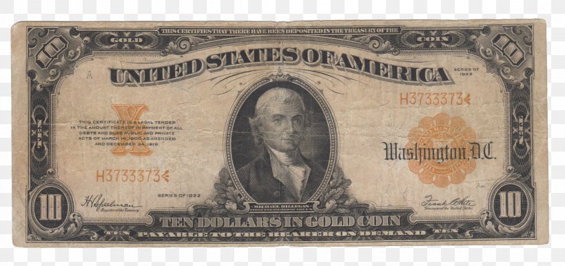 Gold Certificate Banknote United States Dollar Coin, PNG, 2346x1105px, Gold Certificate, Apmex, Banknote, Cash, Coin Download Free