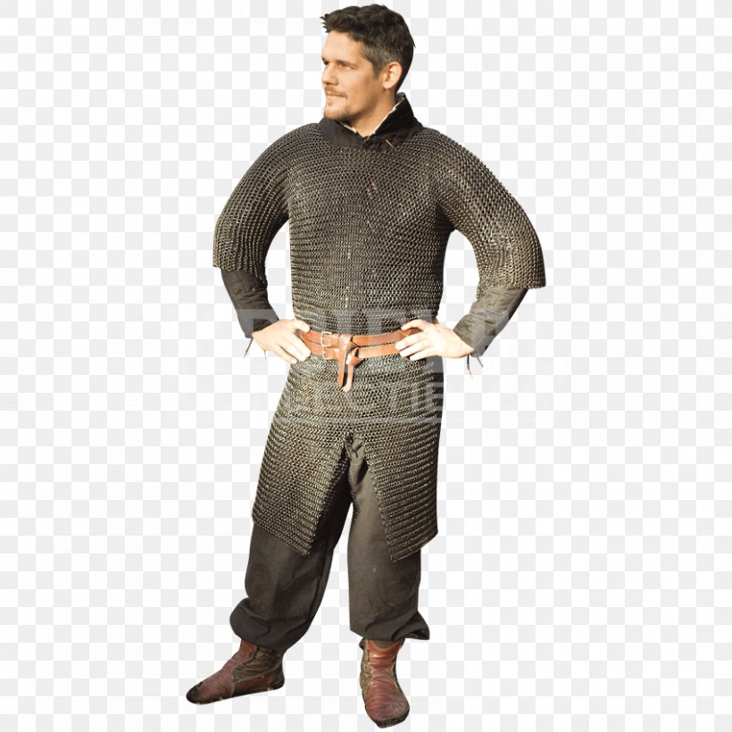 Hauberk Mail Knight Armour Shirt, PNG, 850x850px, Hauberk, Armour, Clothing, Components Of Medieval Armour, Costume Download Free