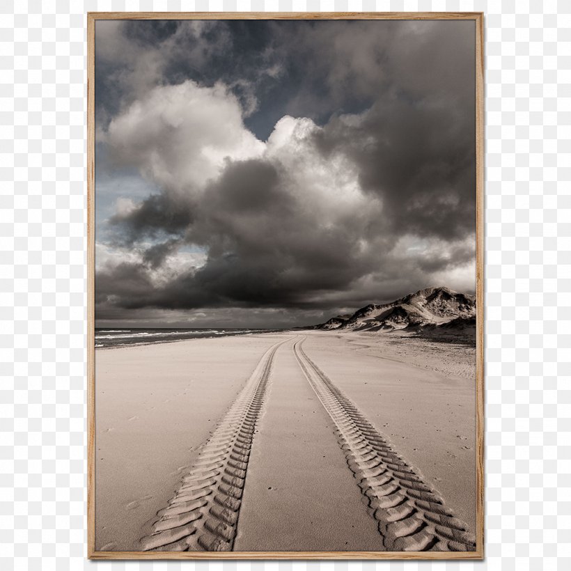 Poster Foto Factory Photography Paper Beach, PNG, 1024x1024px, Poster, Art, Beach, Black And White, Cloud Download Free