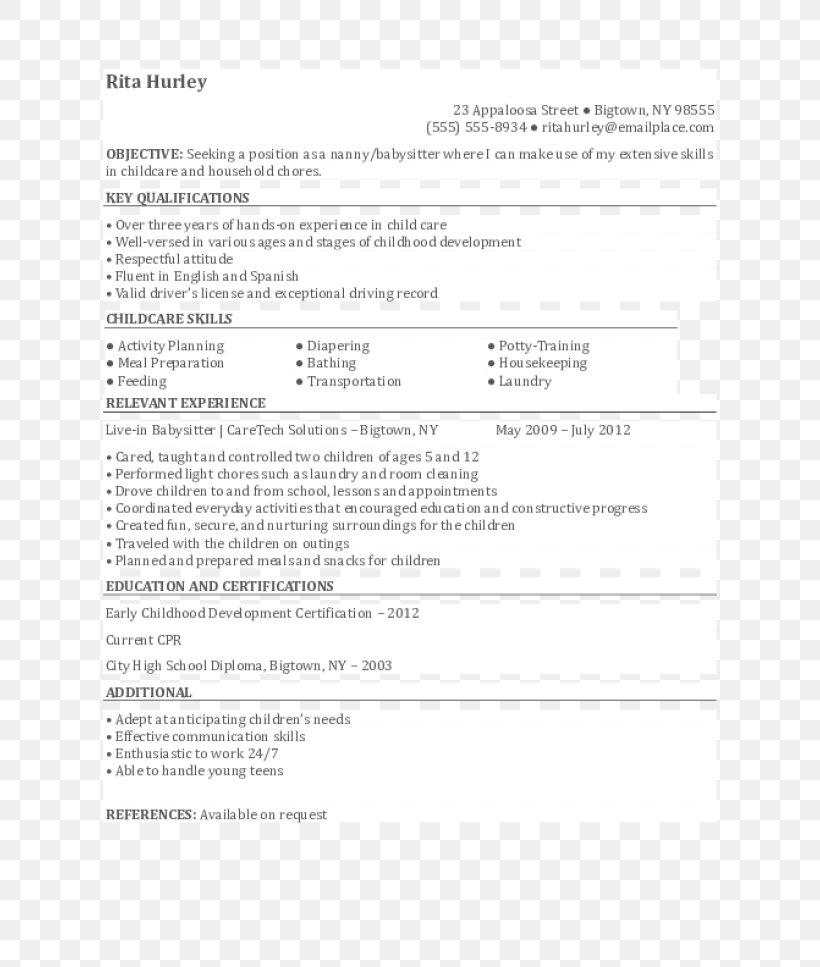 Cover Letter For Nanny from img.favpng.com