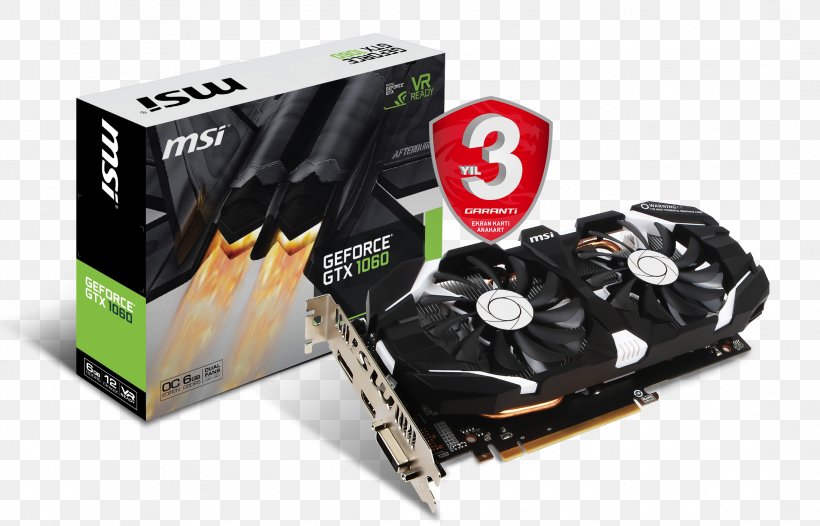 Graphics Cards & Video Adapters NVIDIA GeForce GTX 1060 GDDR5 SDRAM Micro-Star International, PNG, 2192x1408px, Graphics Cards Video Adapters, All Xbox Accessory, Brand, Computer Component, Computer Cooling Download Free