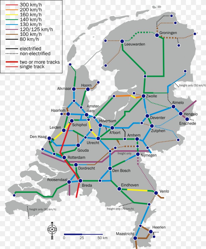 Rail Transport In The Netherlands Train Rail Transport In The Netherlands Nederlandse Spoorwegen, PNG, 1187x1435px, Netherlands, Area, Intercity Rail, Land Lot, Map Download Free