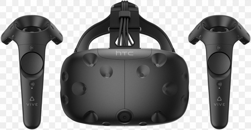 HTC Vive Virtual Reality Headset Oculus Rift Headphones, PNG, 1782x924px, Htc Vive, Game Controllers, Handheld Devices, Hardware, Headphones Download Free