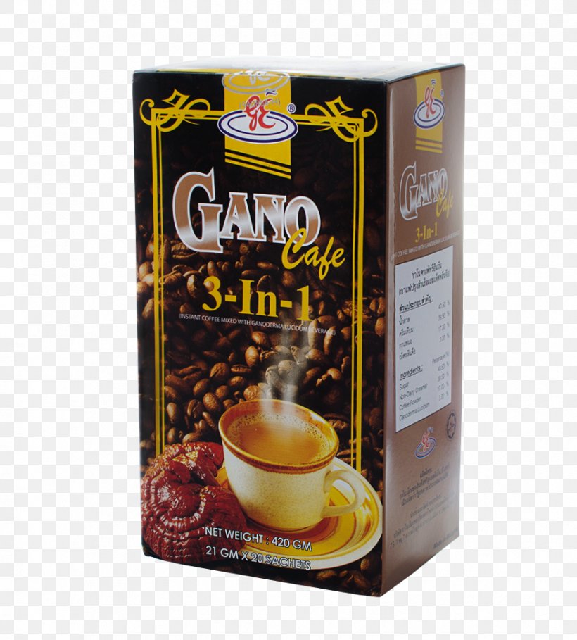 Instant Coffee Cafe Lingzhi Mushroom Health, PNG, 876x972px, Instant Coffee, Cafe, Capsule, Coffee, Drink Download Free