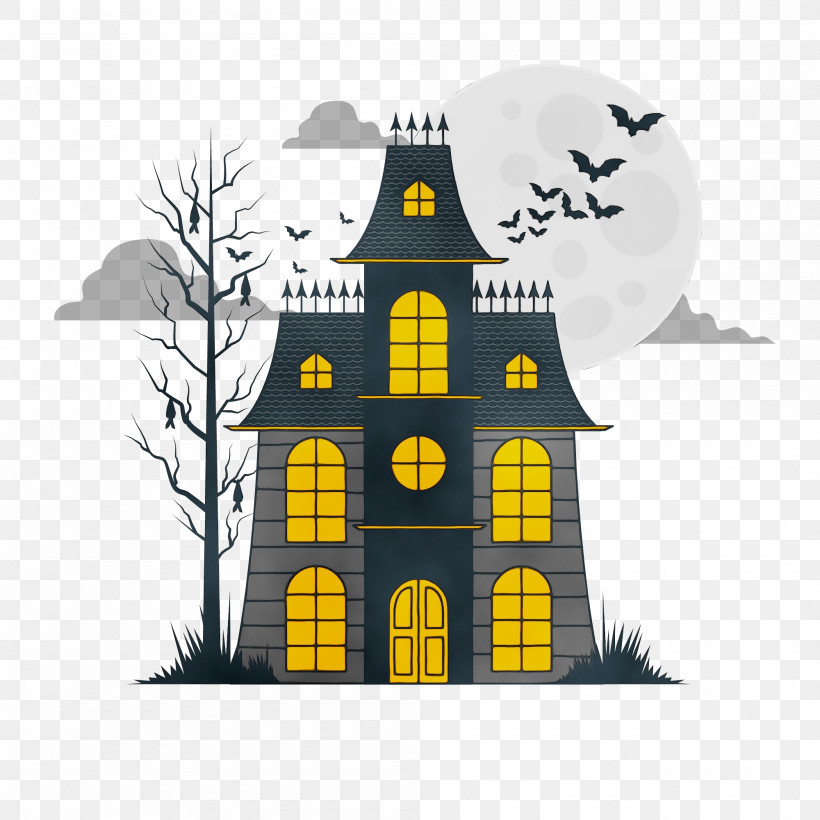 Quotation Mark Apostrophe Haunted House Quotation Text, PNG, 2000x2000px, Halloween, Apostrophe, Cartoon, Haunted House, Hyphen Download Free