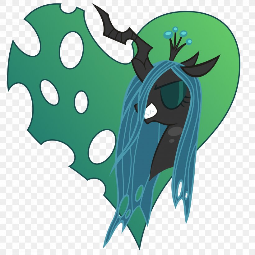 My Little Pony: Friendship Is Magic Queen Chrysalis Twilight Sparkle DeviantArt, PNG, 3000x3000px, Watercolor, Cartoon, Flower, Frame, Heart Download Free