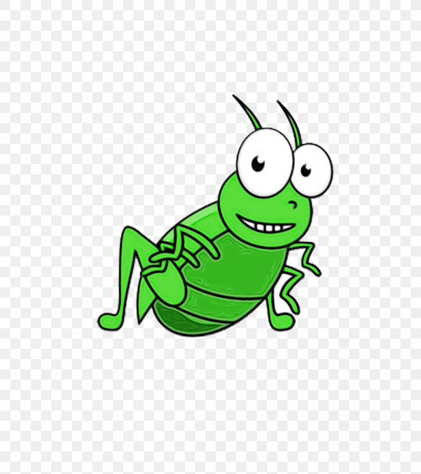 Green Cartoon Grasshopper Insect Clip Art, PNG, 1000x1128px, Watercolor, Cartoon, Cricketlike Insect, Frog, Grasshopper Download Free