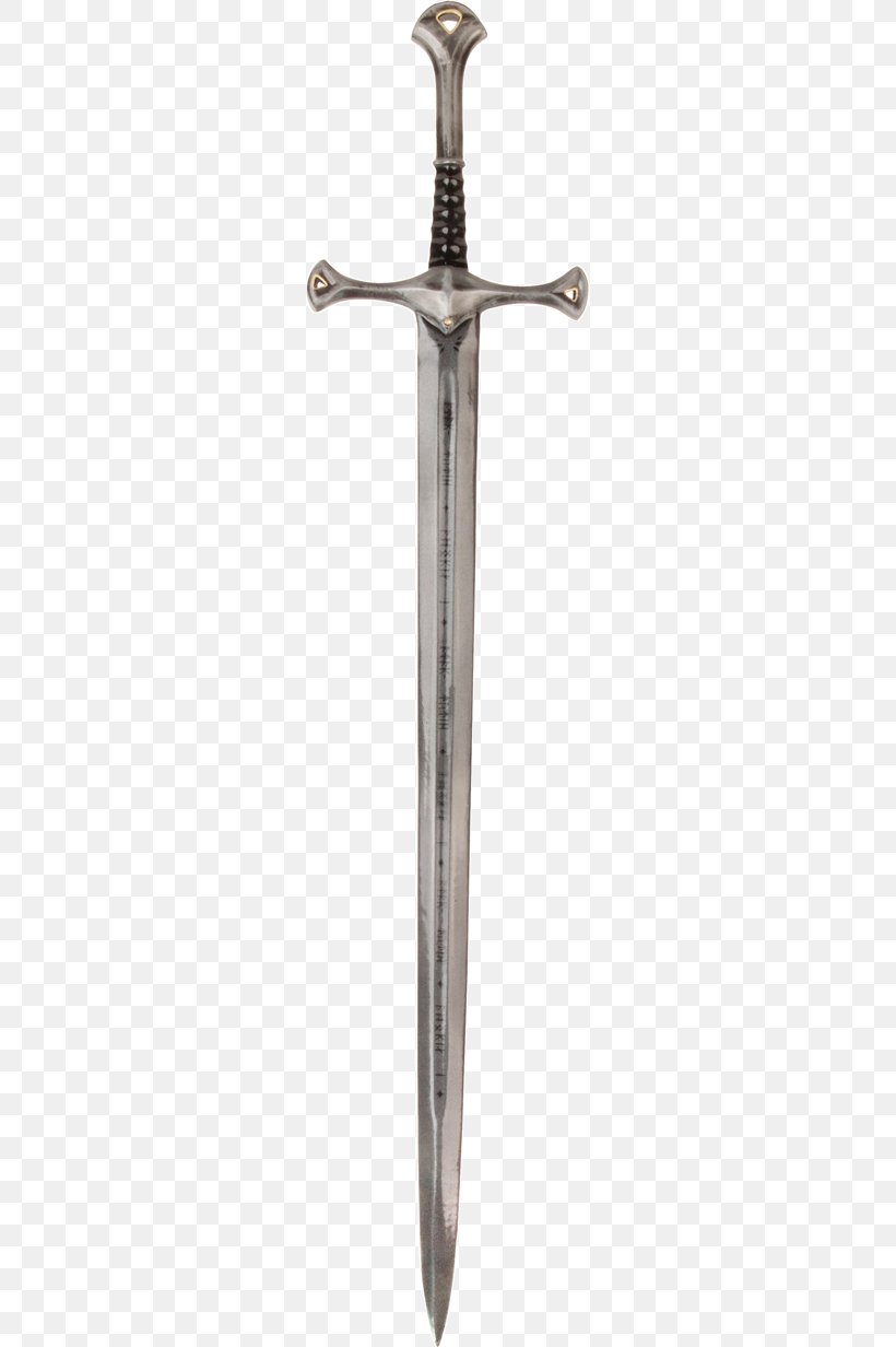 Sabre The Lord Of The Rings Andúril Dagger Sword, PNG, 260x1232px, Sabre, Cold Weapon, Dagger, King, Lord Of The Rings Download Free