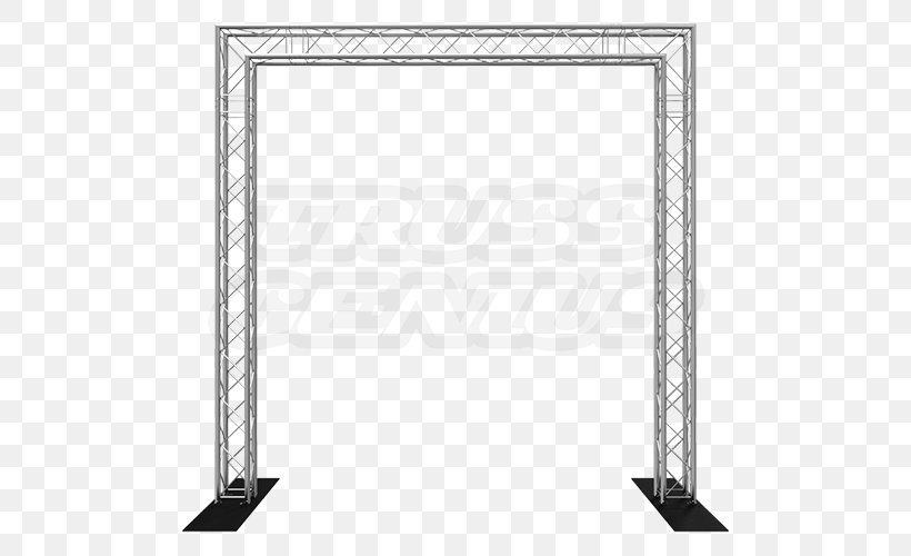 Truss Structure Steel Angle Square, PNG, 500x500px, Truss, Aluminium, Area, Black, Black And White Download Free