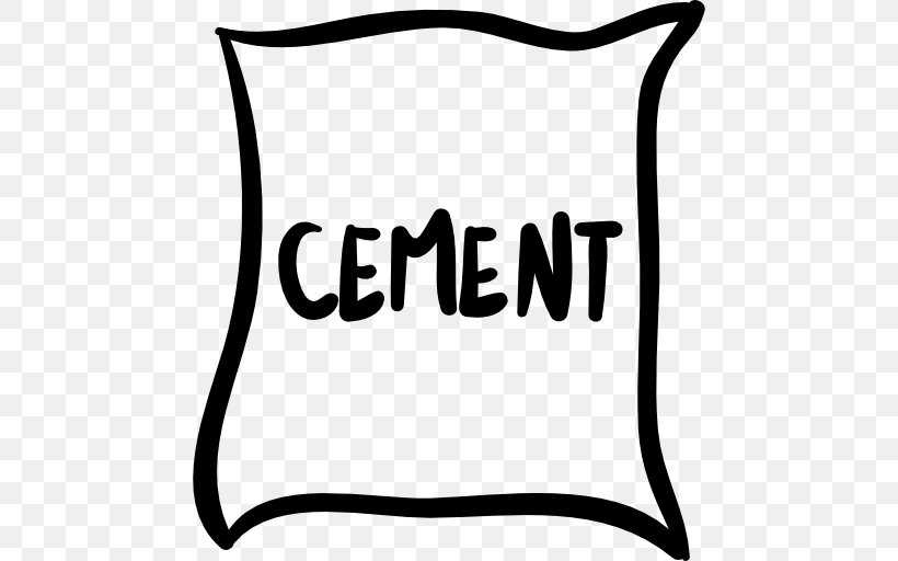 Cement Building Materials Architectural Engineering Concrete, PNG, 512x512px, Cement, Architectural Engineering, Area, Bag, Black Download Free