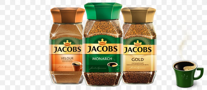 Instant Coffee Jacobs Flavor Condiment Coffee Bean, PNG, 975x428px, Instant Coffee, Aroma, Coffee, Coffee Bean, Condiment Download Free