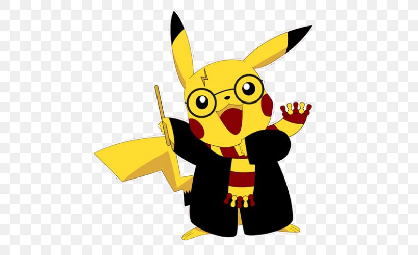 Pikachu T-shirt Sweatshirt Harry Potter, PNG, 500x500px, Pikachu, Animated Cartoon, Animation, Cartoon, Fictional Character Download Free