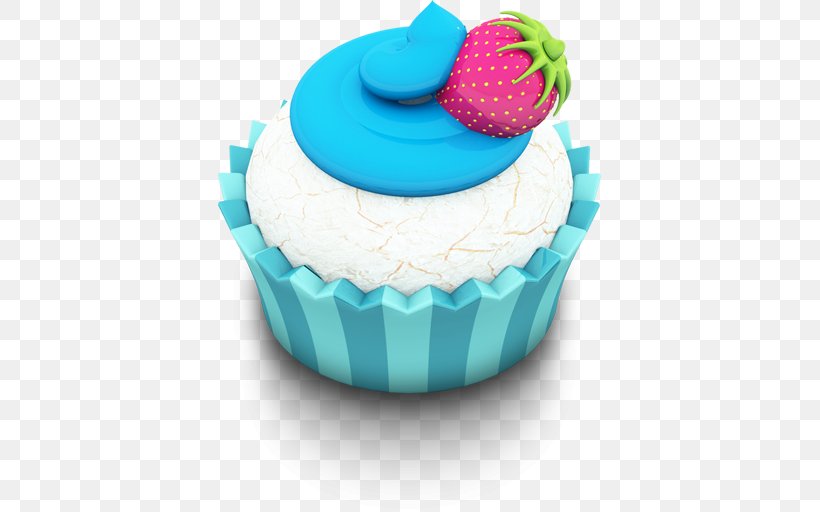 Cake Decorating Icing Baking Cup Dessert, PNG, 512x512px, Cupcake, Aqua, Bakery, Baking, Baking Cup Download Free